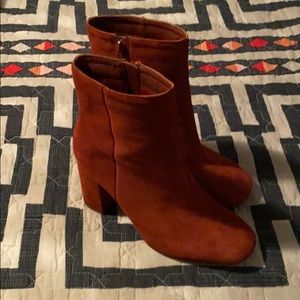 Urban Outfitters suede booties